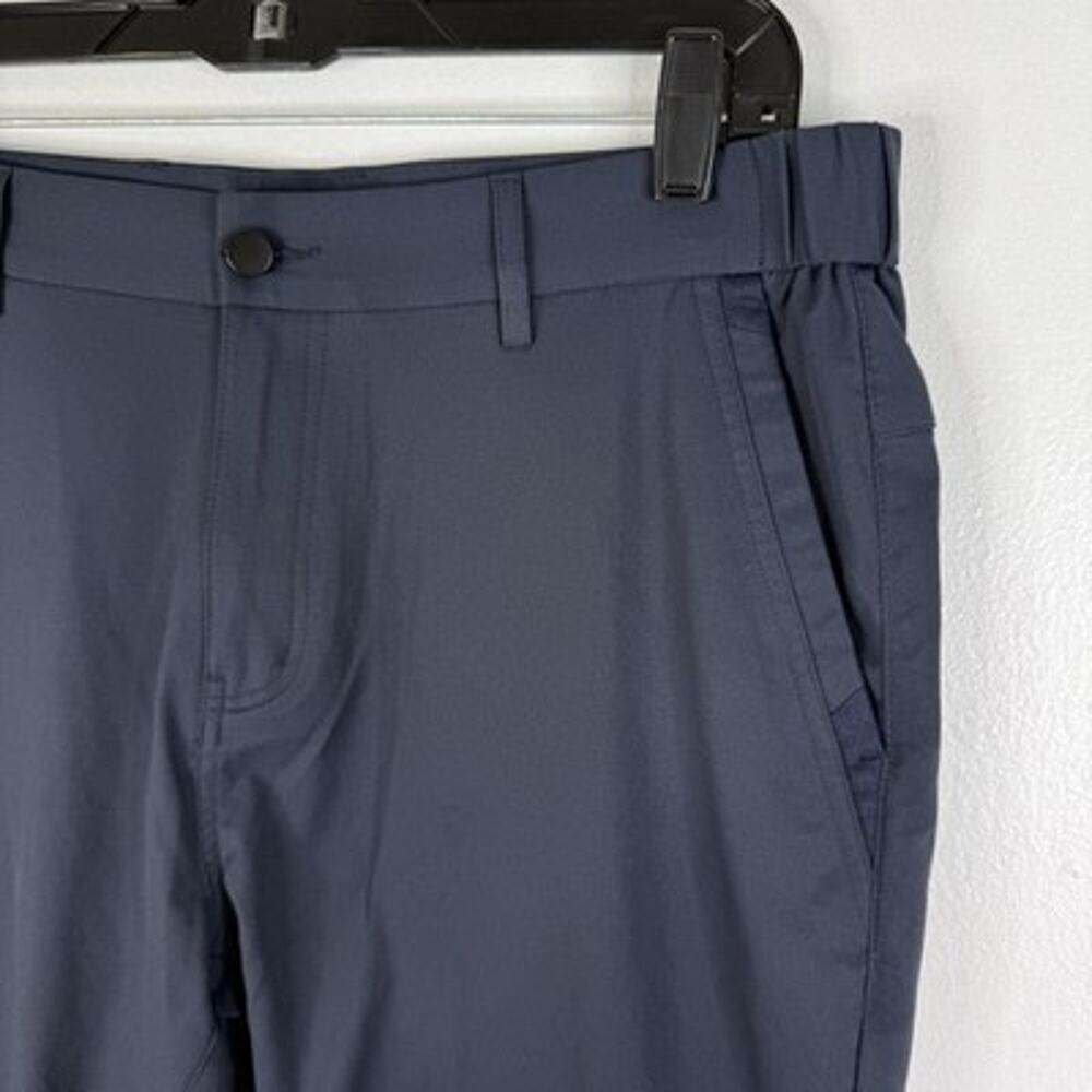 Jack Archer Pants Mens 34x30 Blue Microfiber Chino Slim Fit Lightweight Travel